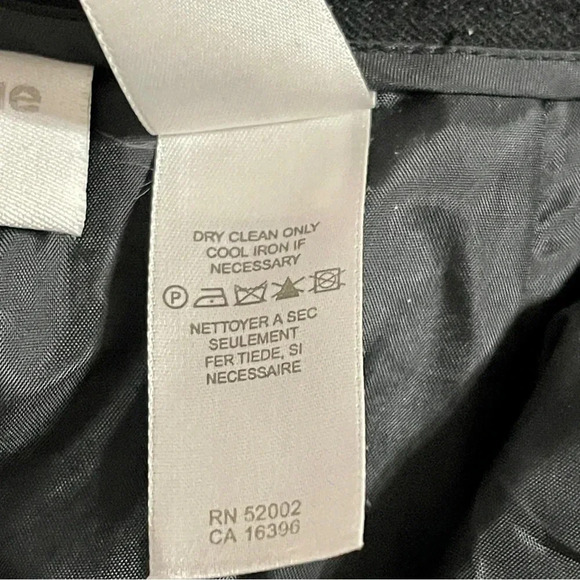 Liz Claiborne Lizsport  Wool Lined Trousers Women's 8 Black Pleated High Waist - Picture 8 of 9